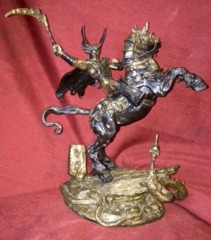 Nightmare's Bane Bronze Knight by Franklin Mint